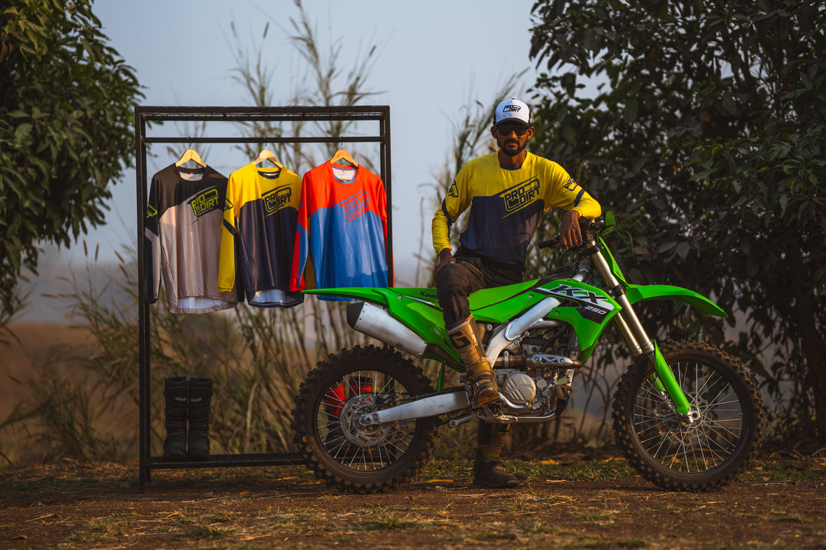 Pro Dirt Adventure Jersey (Yellow/Navy)