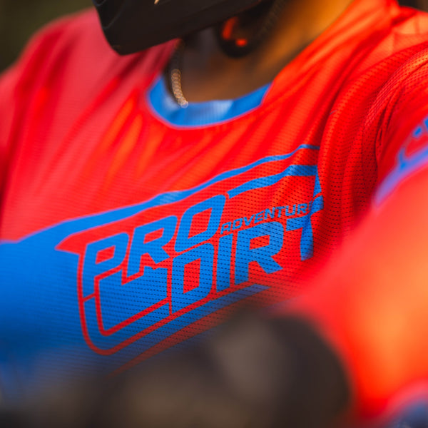 Pro Dirt Adventure Jersey (Orange/Blue)