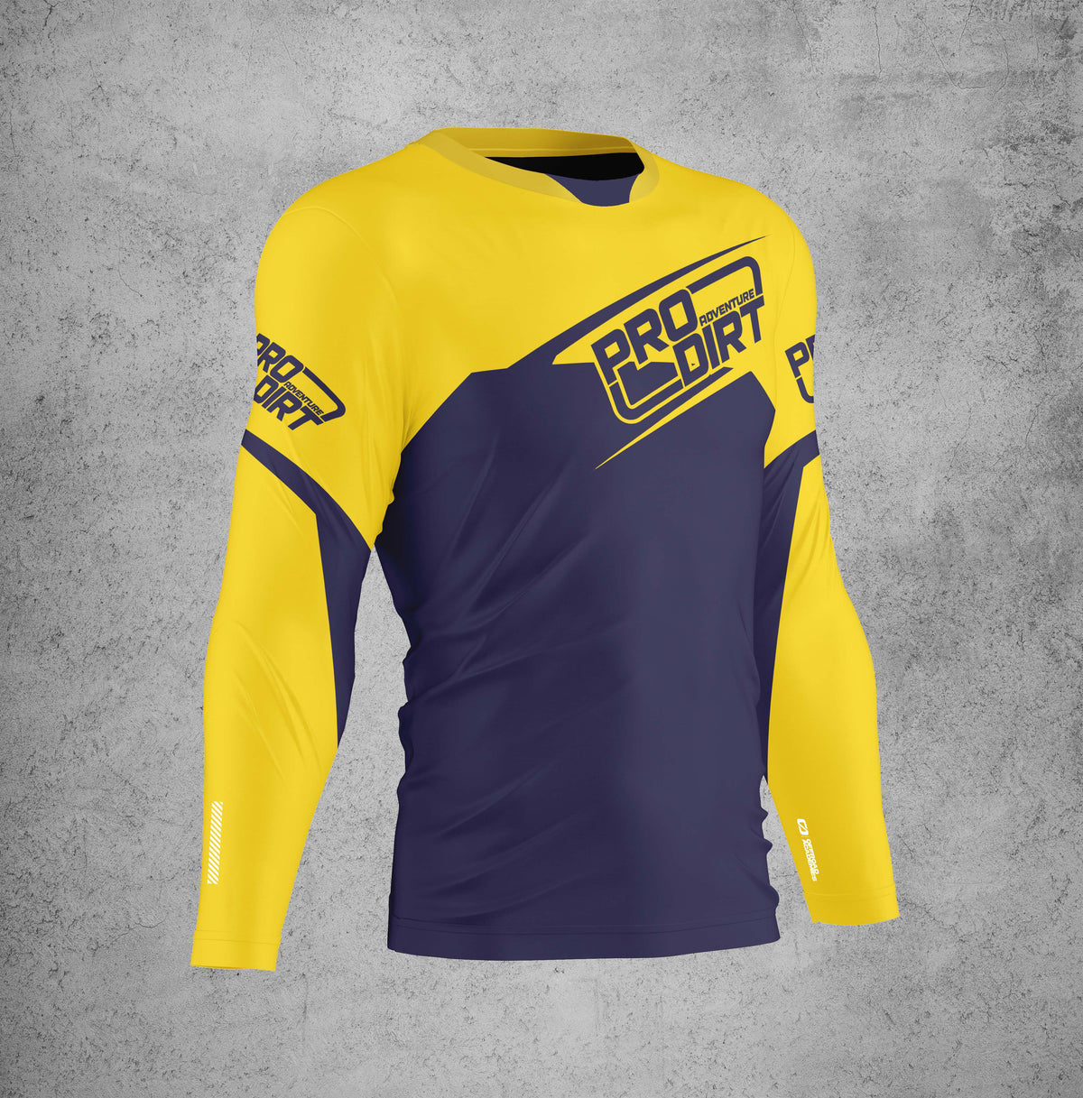 Pro Dirt Adventure Jersey (Yellow/Navy)